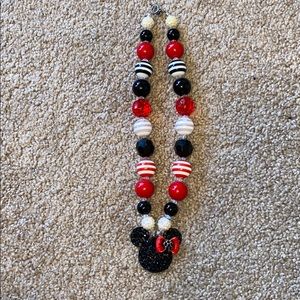 Minnie Mouse Hand beaded necklace Disney